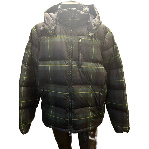 Polo Ralph Lauren tartan pattern puffer jacket - Picture 10 of 11